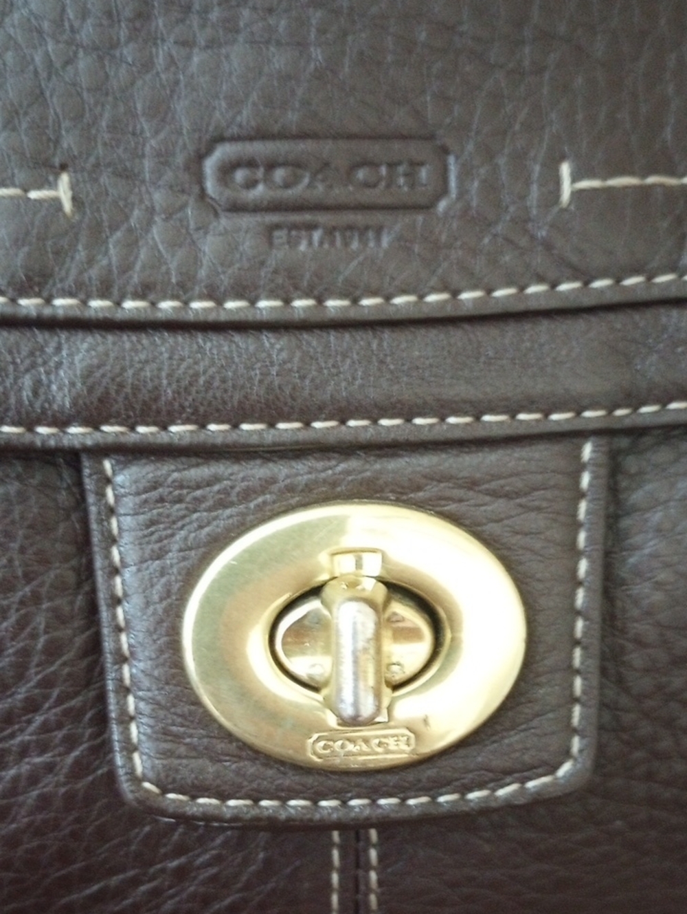 Coach Penelope Pebble Leather Soho Convertible Shoulder To Crossbody Bag - Picture 5 of 14